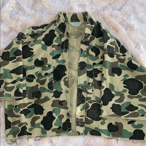 ‘Five Brothers’ Vintage Camo Flannel Shirt